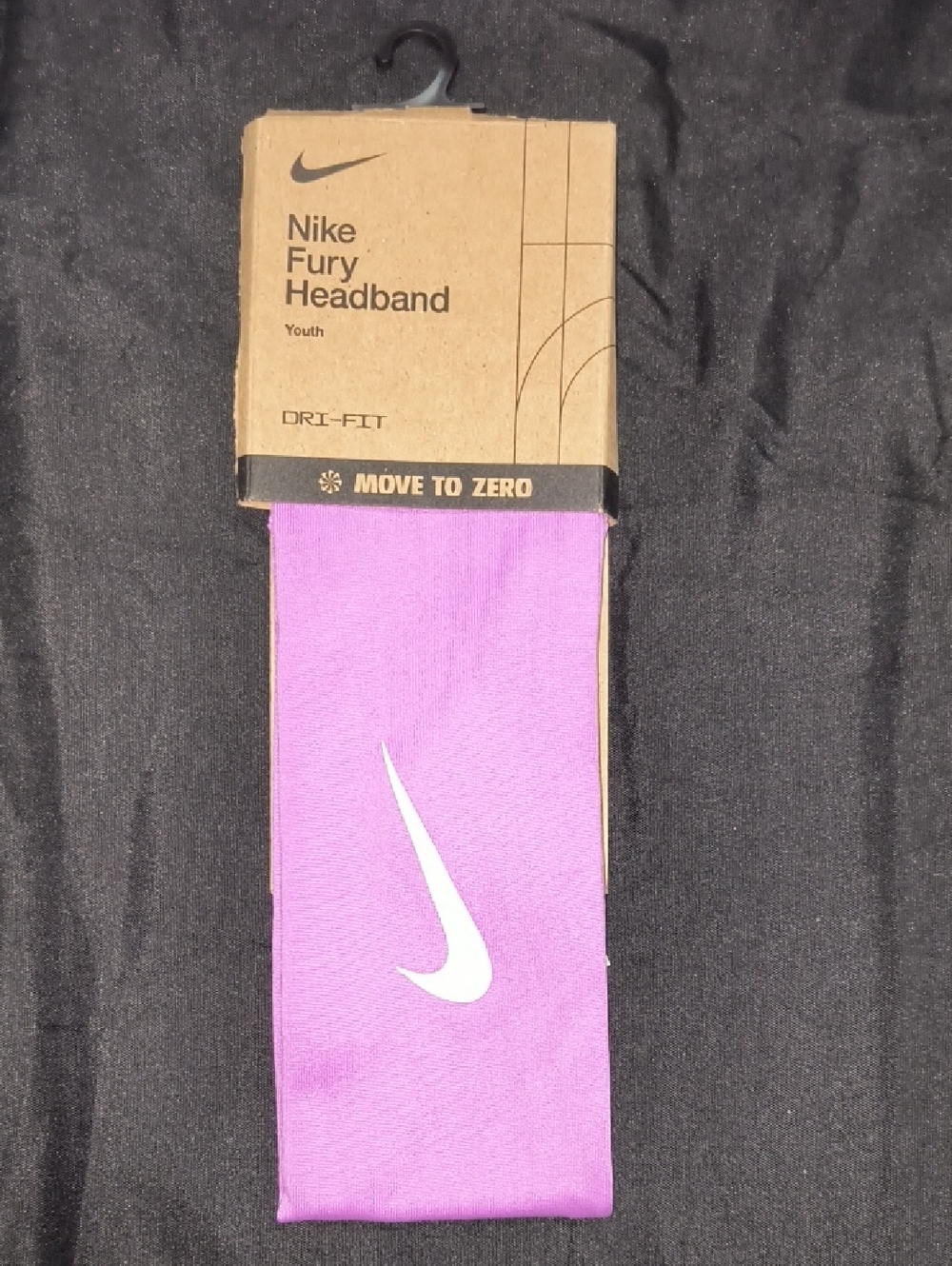 Nike Purple Headband with White Swoosh